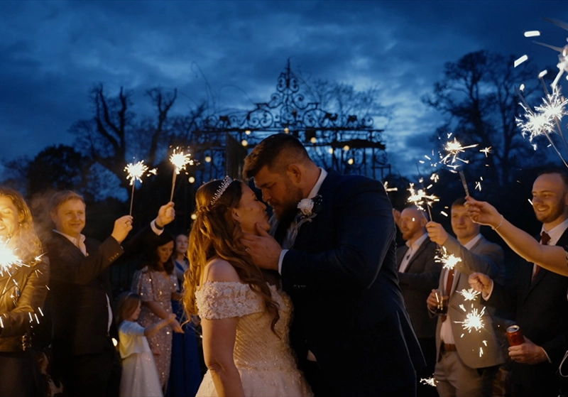 wedding videographer boxted hall